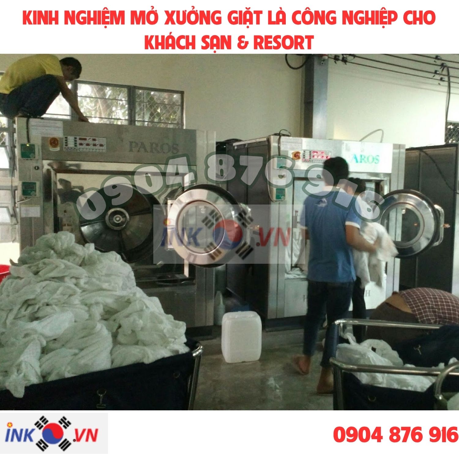 Đào tạo nhân sự chuyên sâu cho nhân viên giặt của xưởng giặt là khách sạn